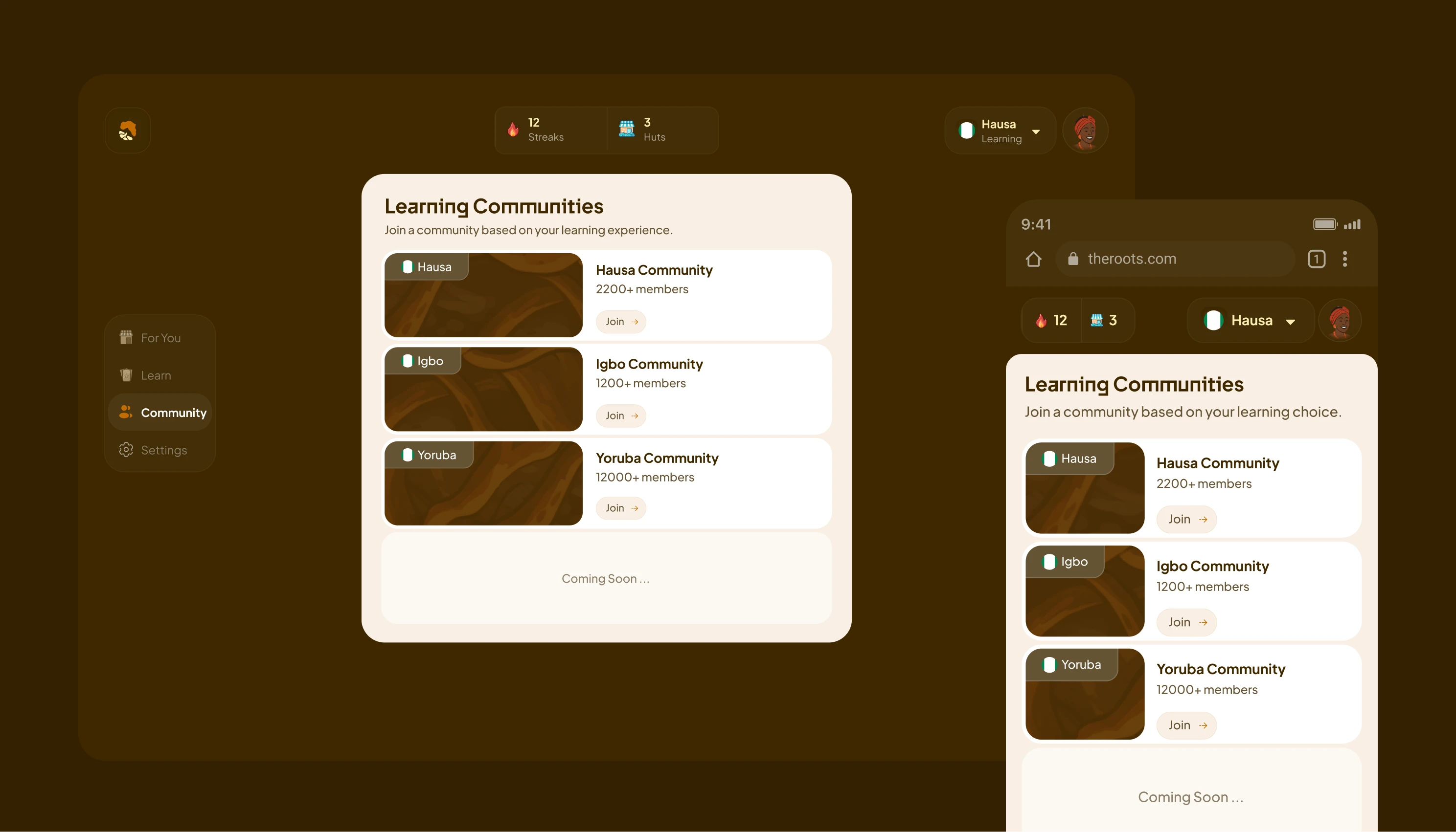 Community Feature
